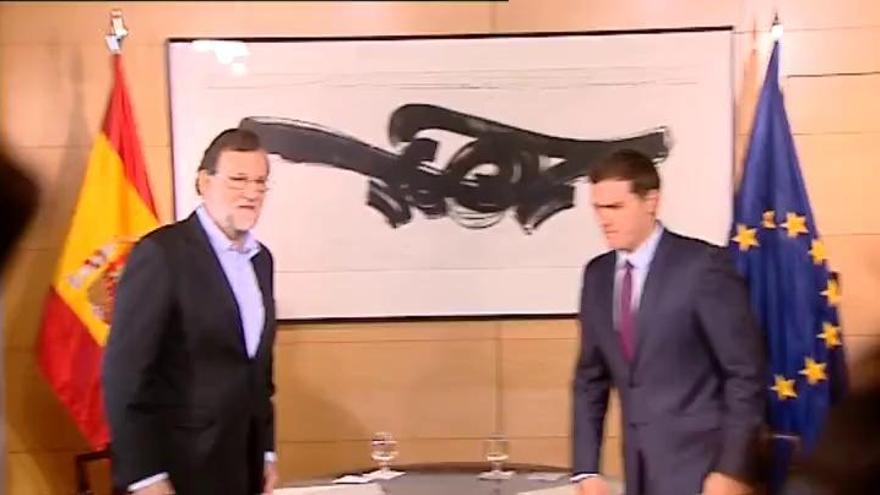 Rajoy y Albert Rivera se reúnen