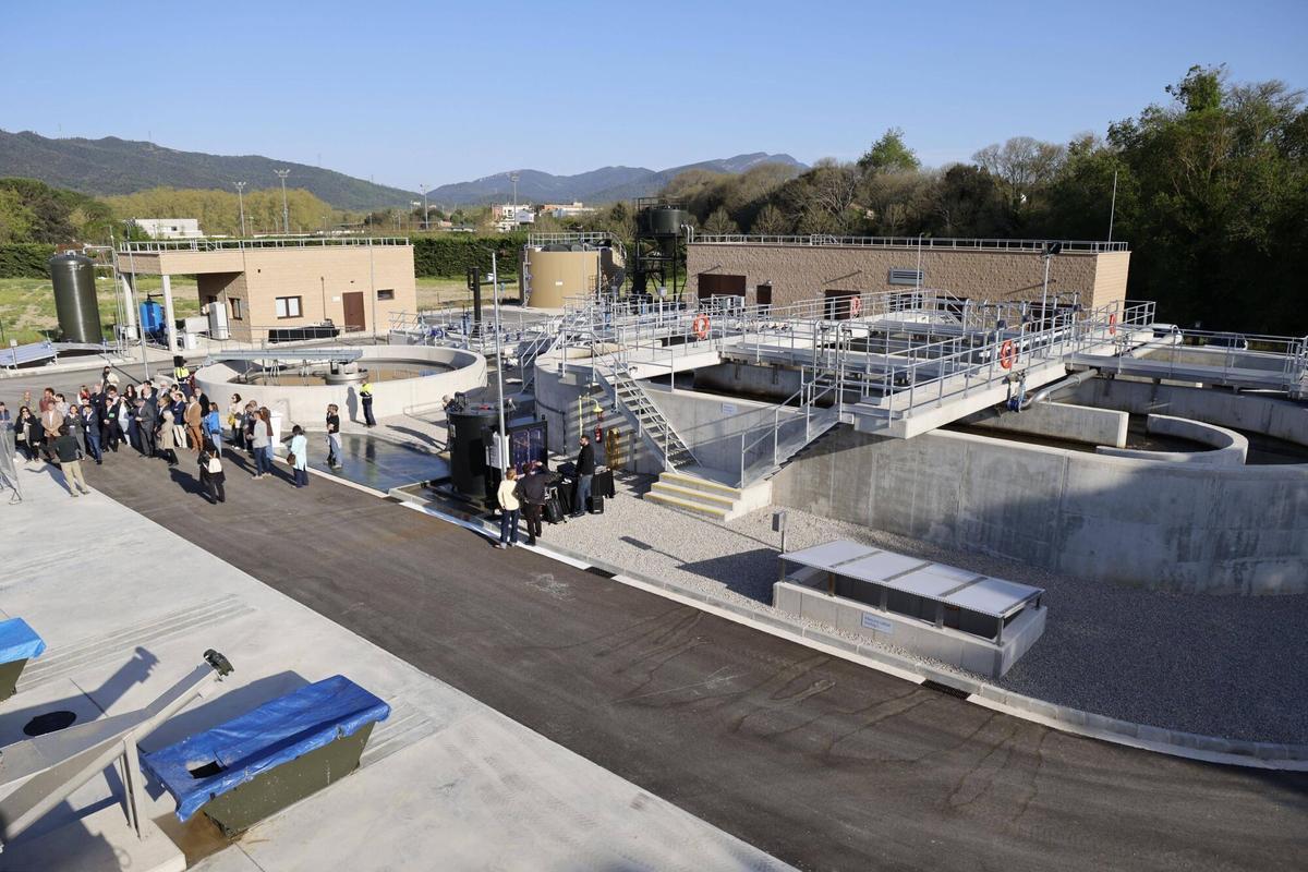 Sant Gregori. Depuradora EDAR. La consellera Silvia Paneque inaugura la nova planta depuradora.