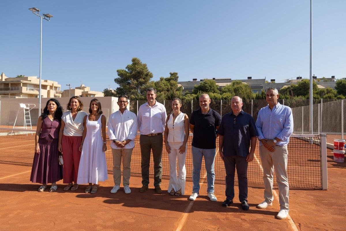 Galería: inaugurado el nuevo Espacio Deportivo Can Misses con tres pistas de tenis