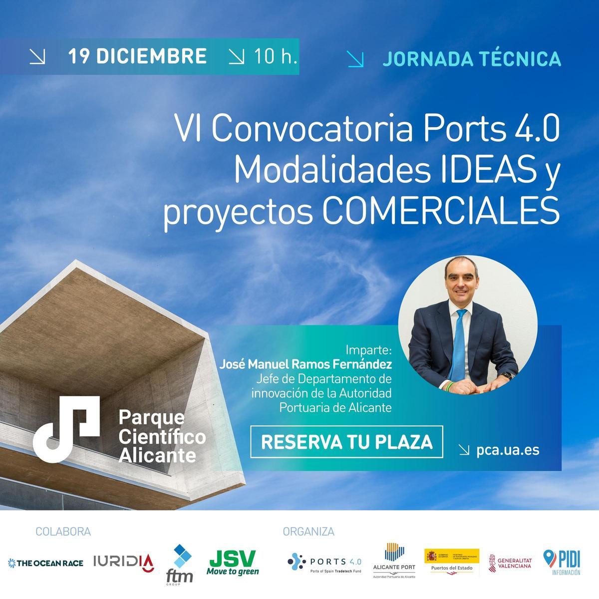 El cartel de la convocatoria.