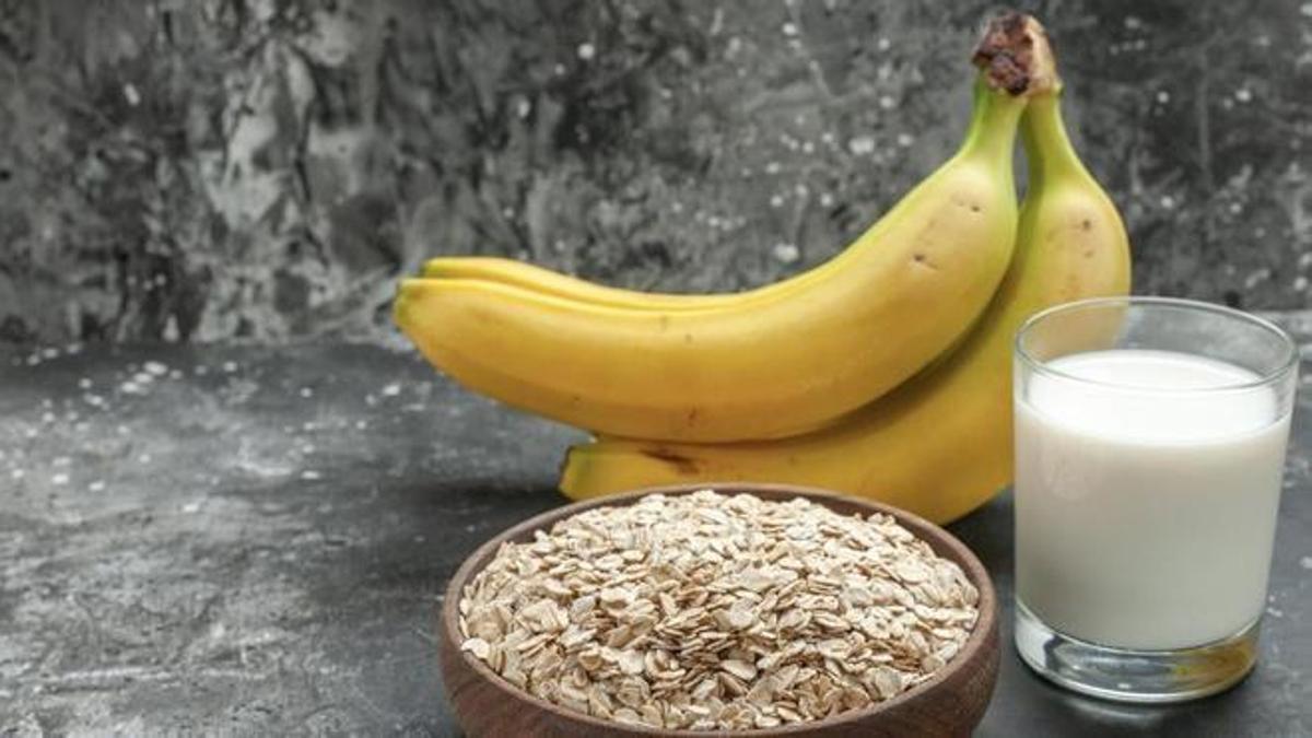 El plátano y la avena, la combinación perfecta para los deportistas.