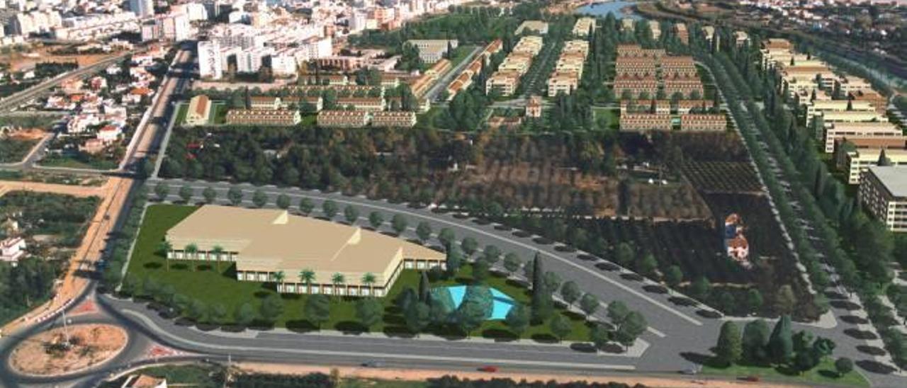 El «banco malo» intenta vender  80.000 m2  de suelo en la mayor urbanización de Gandia