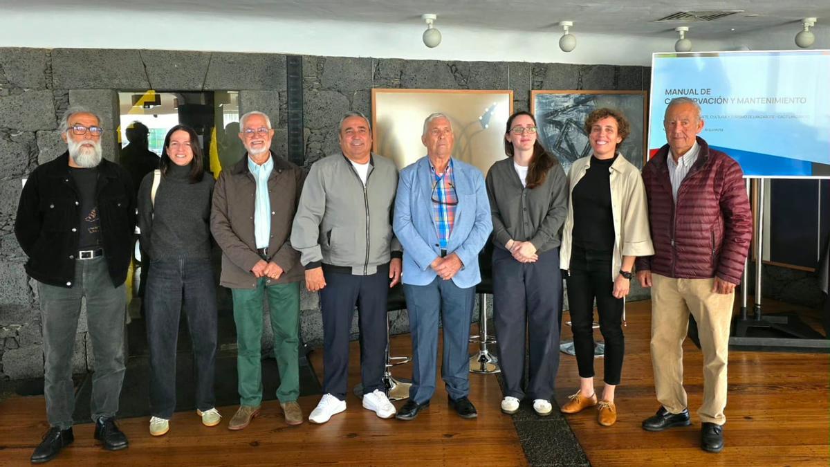 Presentación del nuevo manual de conservación de los Centros de Arte, Cultura y Turismo del Cabildo de Lanzarote