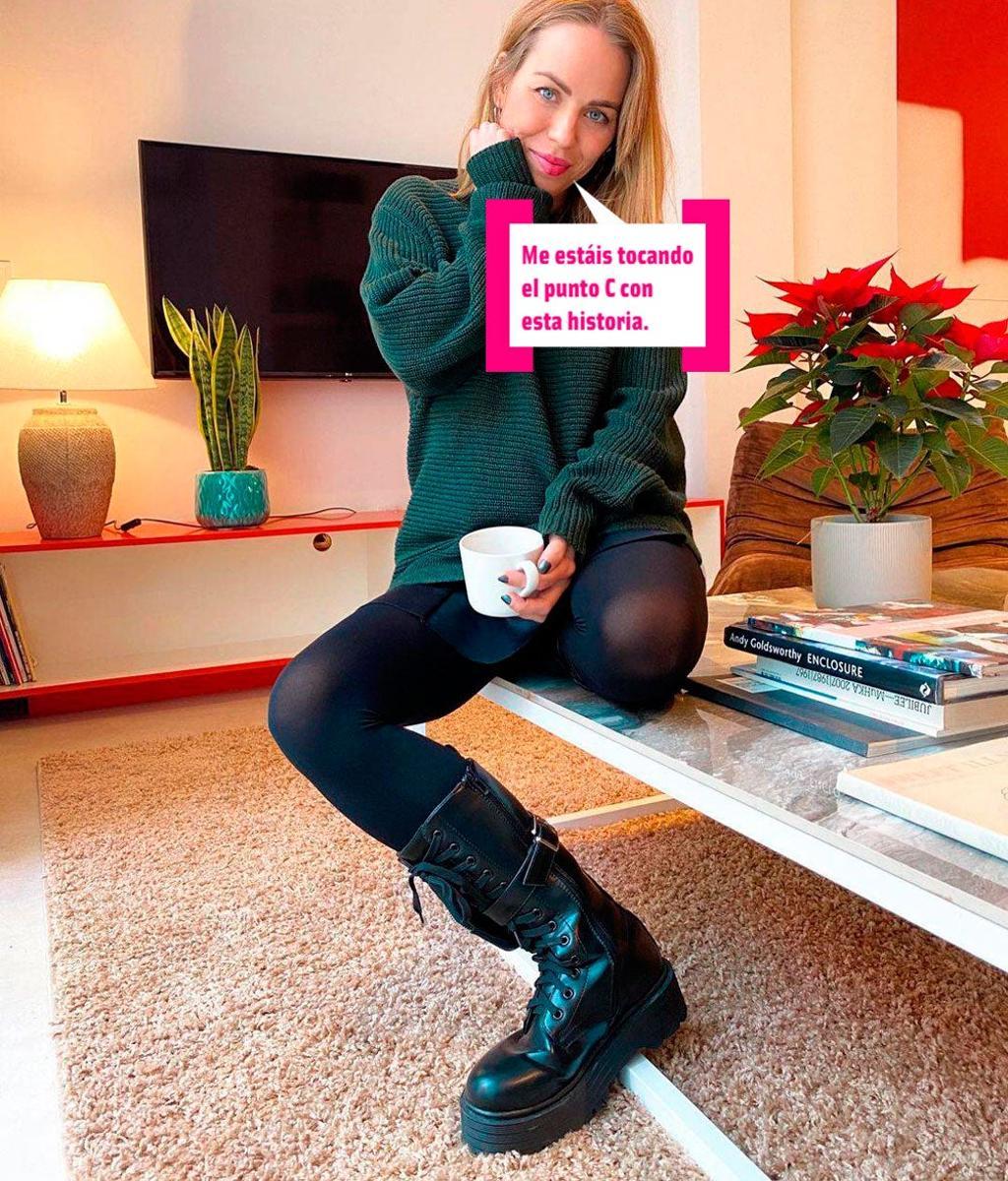 Yoli ('GH') en su casita anunciando que ya está en 'modo Navidad'