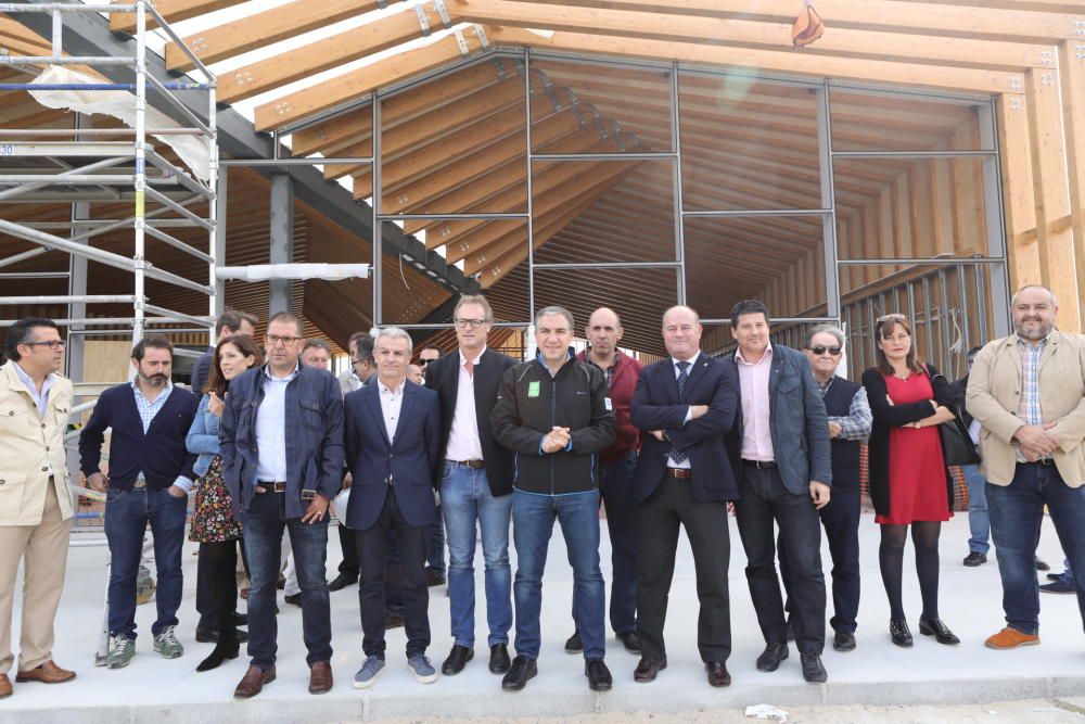 Continúan las obras en el centro de visitantes del Caminito del Rey