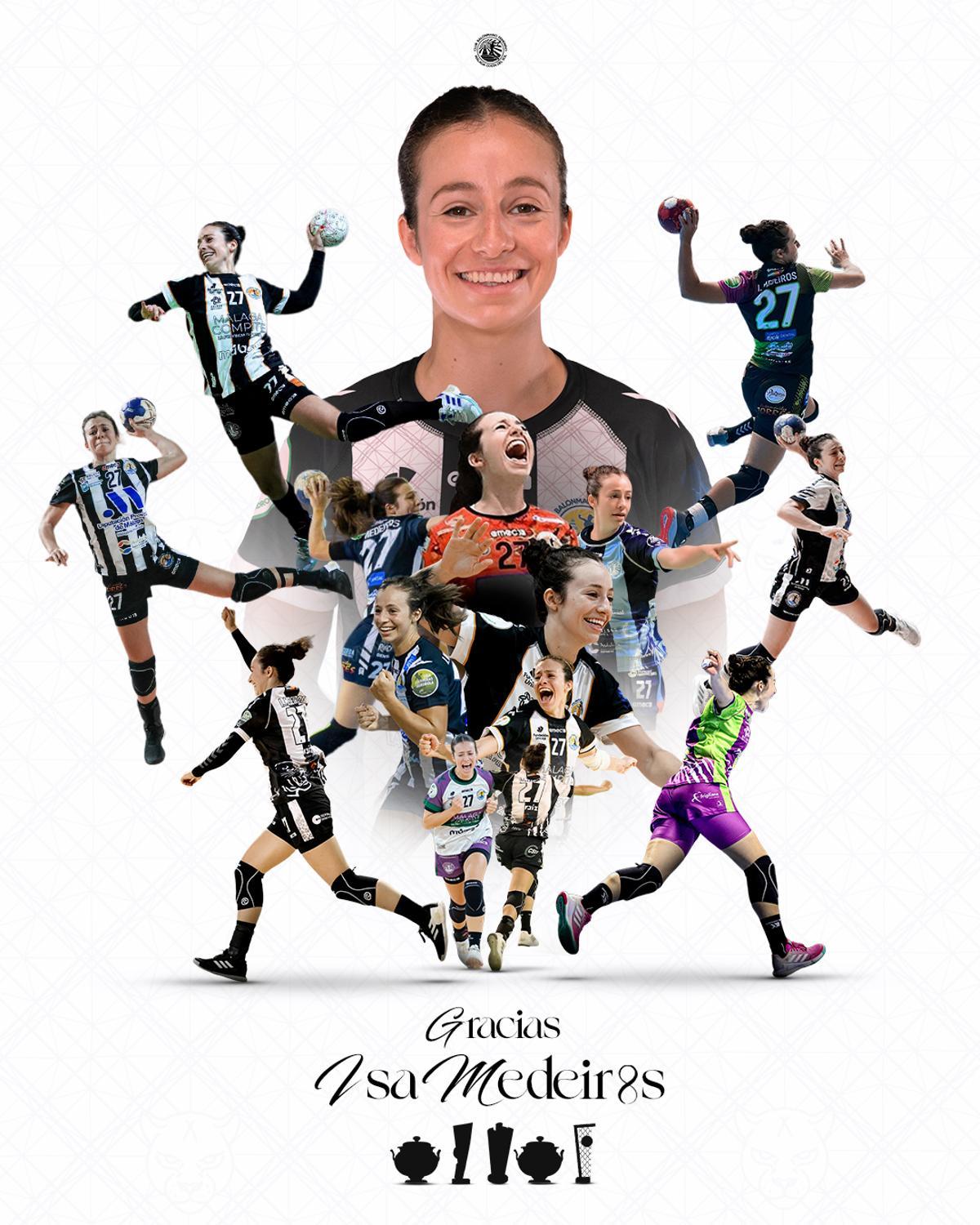 Isa Medeiros dejará el Balonmano Costa del Sol.