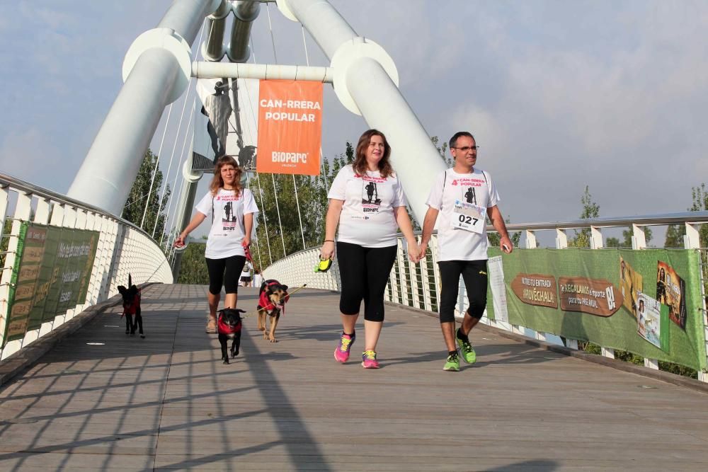 Los participantes en la cuarta Can-rrera.