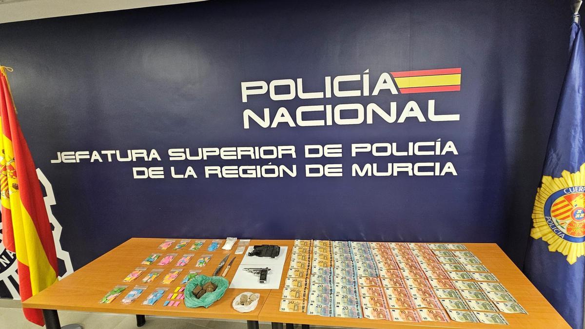 Droga, dinero y otros objetos incaudatos