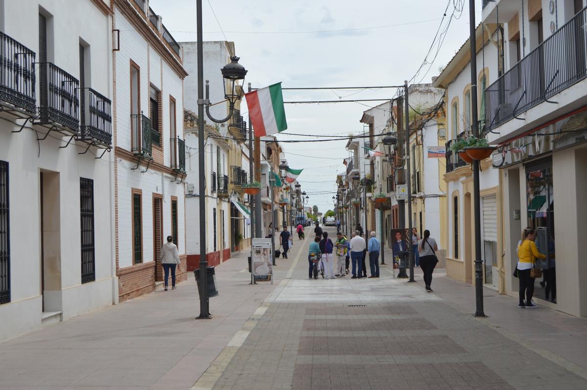 Fuente Palmera en la mañana de este martes tras recuperar la normalidad.