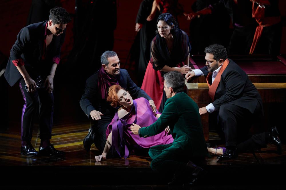 Peralada viu una gran nit d'òpera amb «La Traviata»