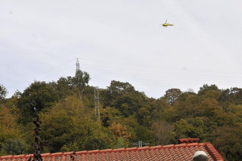 Dispositivo de búsqueda de un desaparecido en Aller