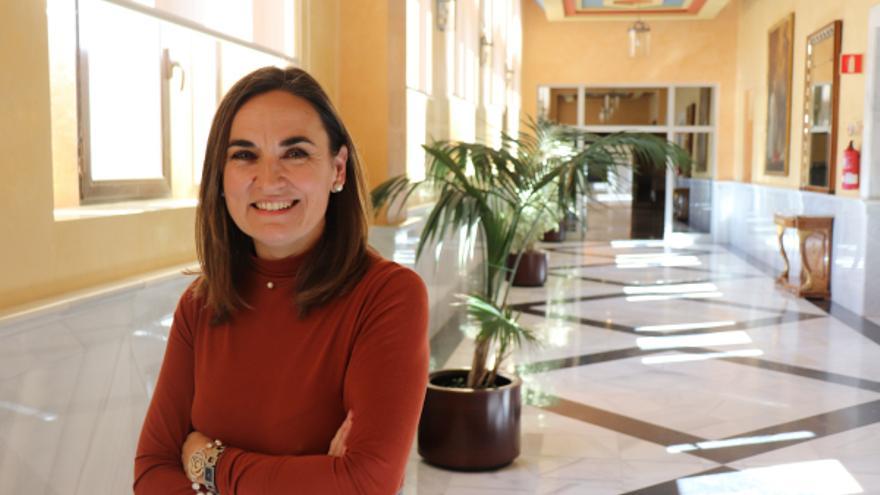 María José Polo, en el Rectorado de la Universidad de Córdoba.