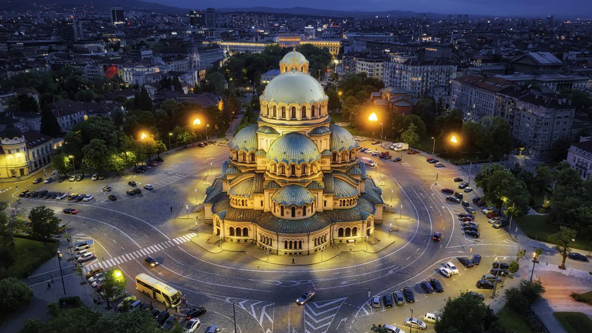 Catedral Alexander Nevsky en Sofía, Bulgaria.