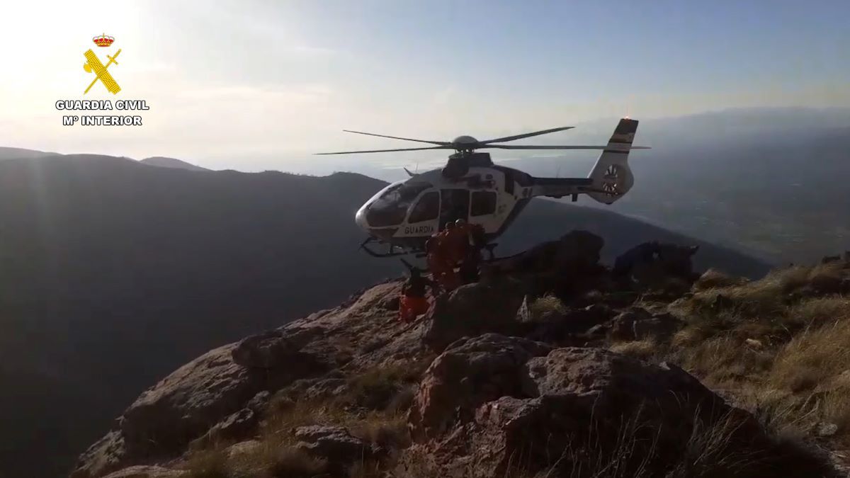 Rescate de un trabajador forestal en Hervás