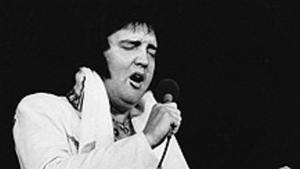 Elvis Presley, en una actuación.
