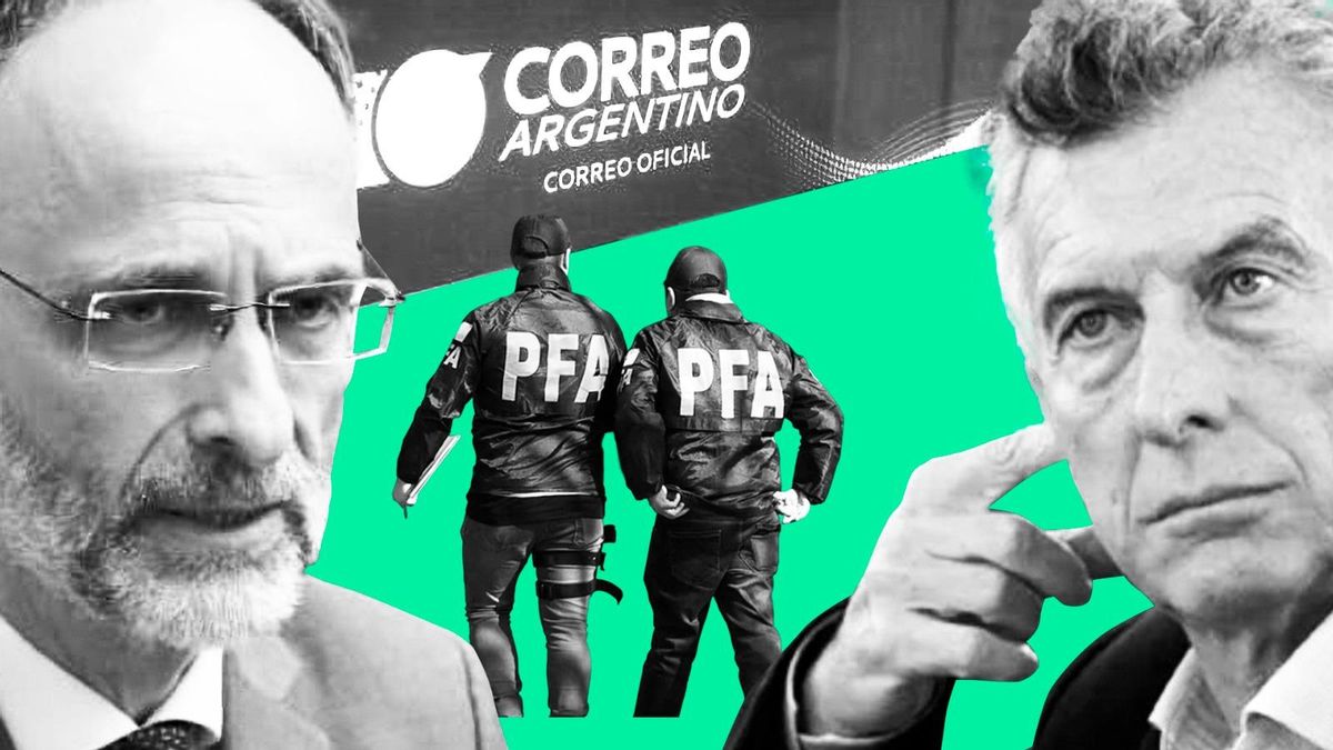 A la izquierda, Carlos F. Balbín y, a la derecha, el expresidente Mauricio Macri
