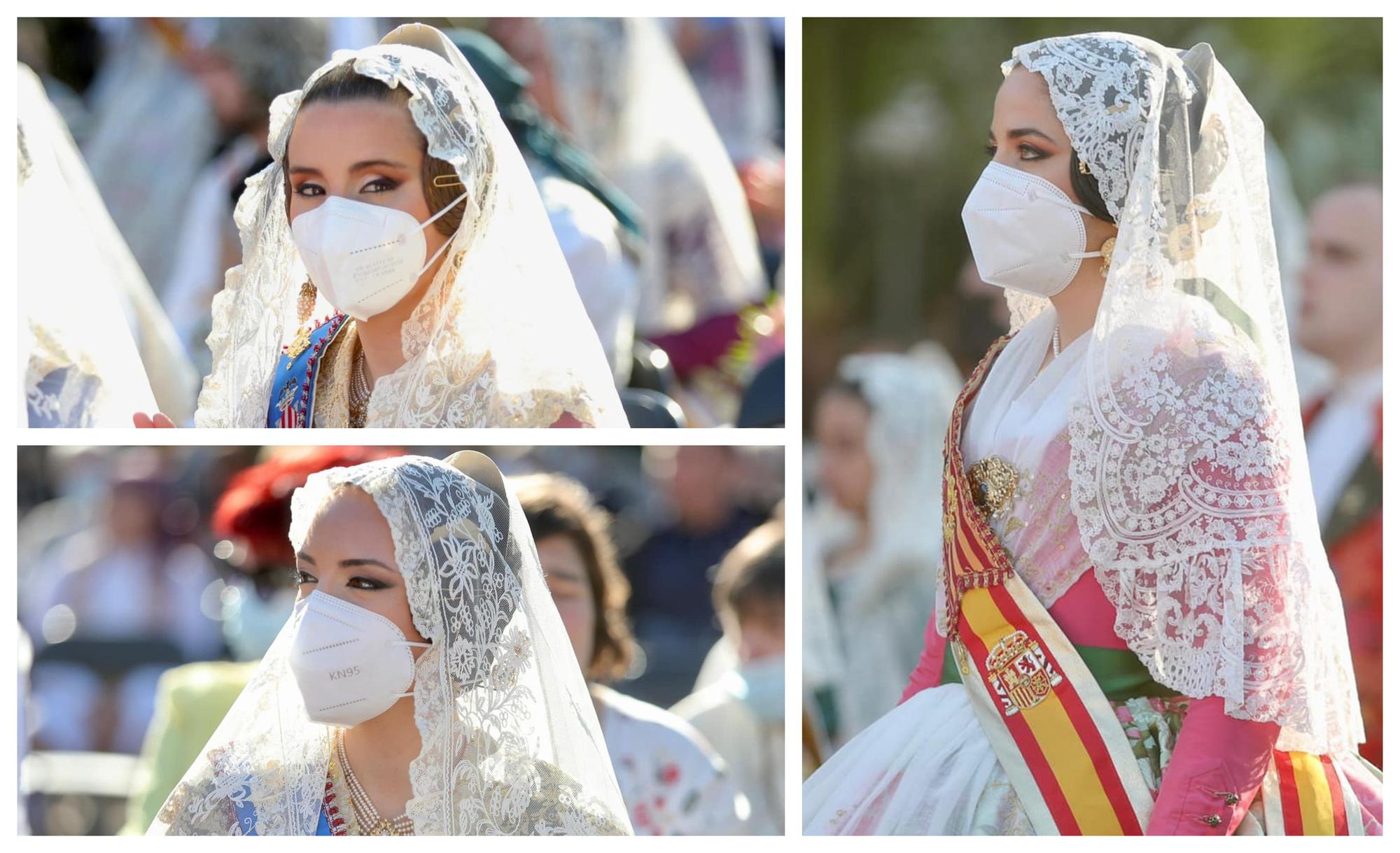 Carmen y la corte recuperan las mascarillas por prudencia sanitaria en el Cottolengo