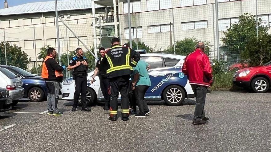 Reaniman a un futbolista infartado en Cangas tras la rápida actuación de emergencias