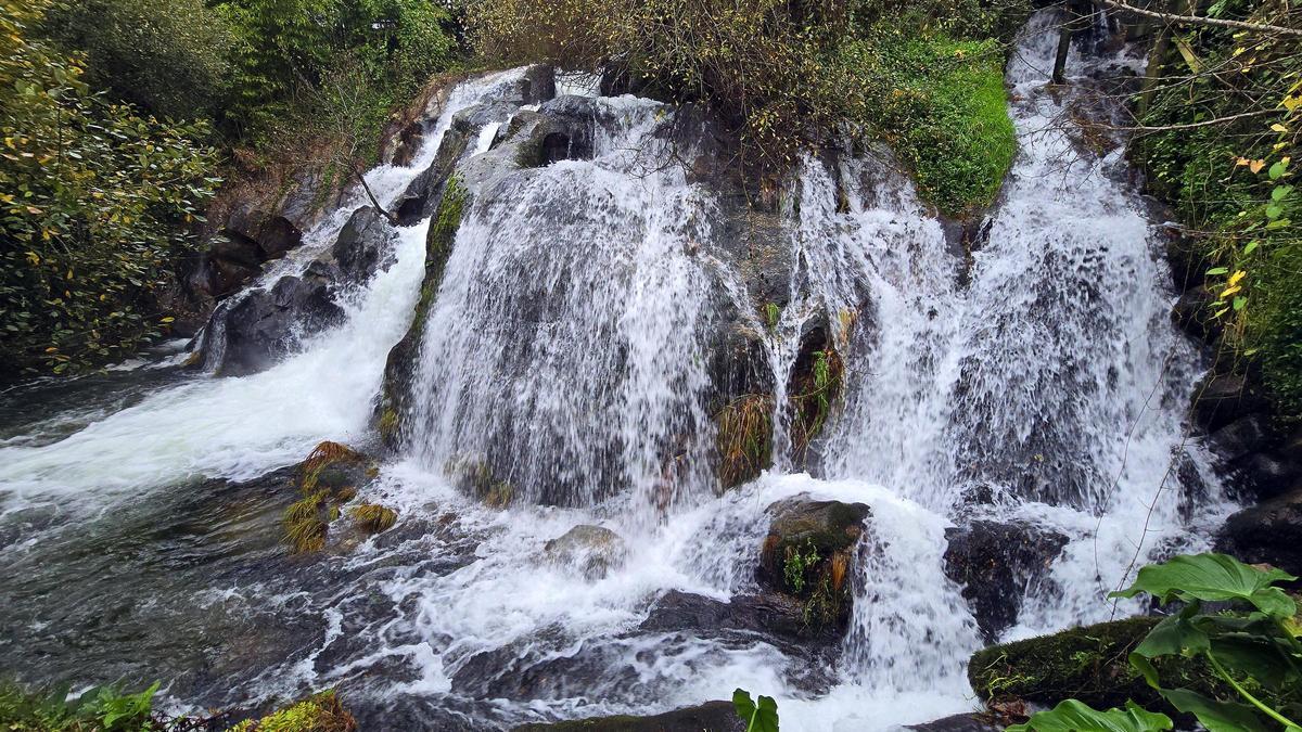 Fervenza da Feixa: las lluvias récord de noviembre dejan espectáculos naturales