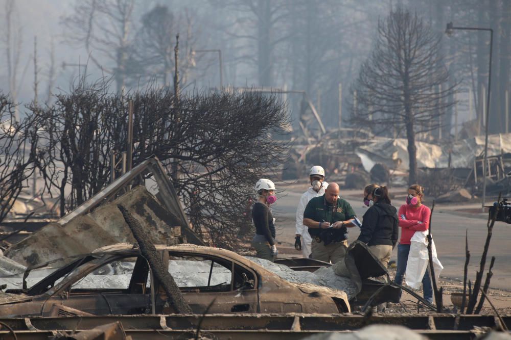 El devastador incendio de California, en imágenes