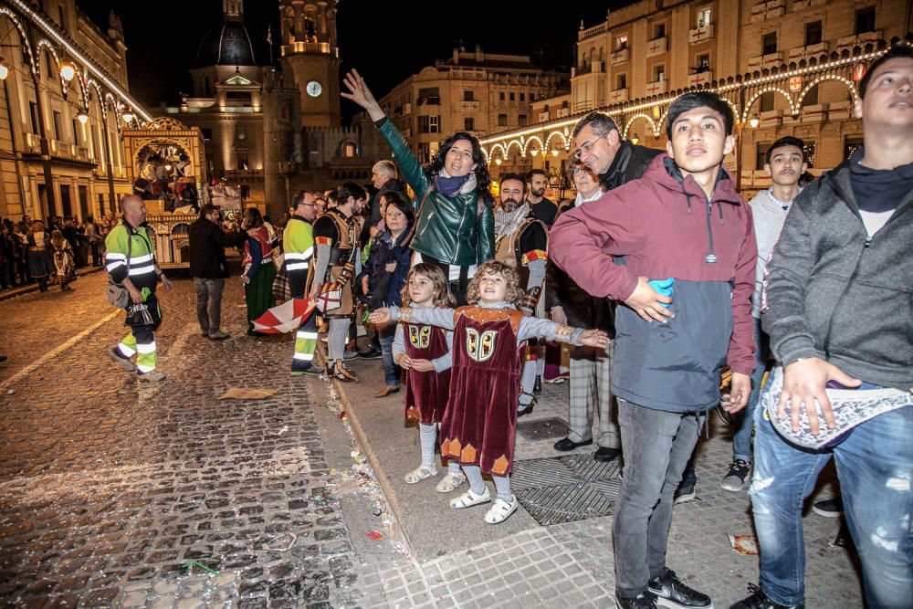 Animada Retreta en las Fiestas de Alcoy