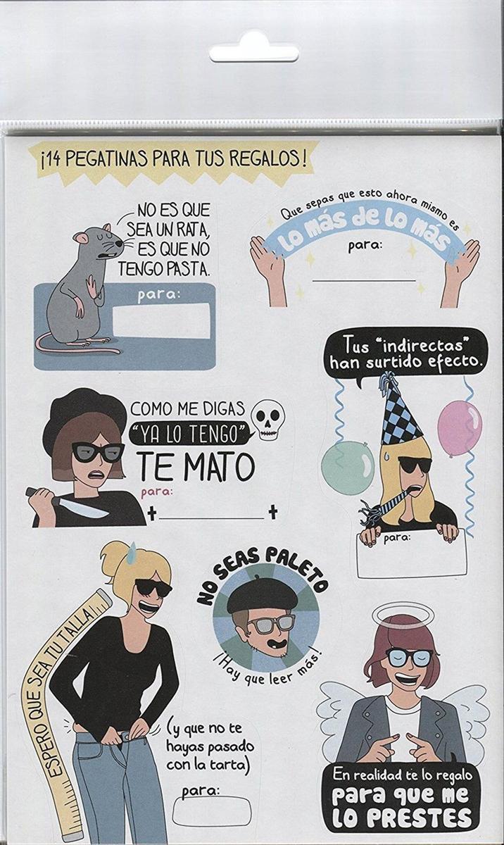 Pegatinas de regalo de Moderna de Pueblo (precio: 6,96 euros)
