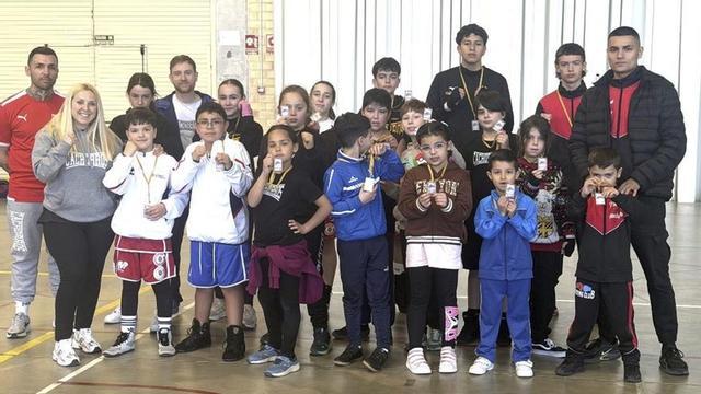 Los más pequeños volvieron a demostrar su potencial en los Juegos Escolares y en el Campeonato de Aragón de Formas.