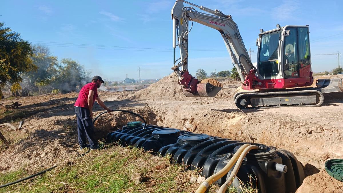 Trabajos preparatorios en los terrenos donde se desarrollará el proyecto
