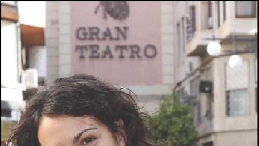 Diana Palazón, fotografiada ayer frente al Gran?Teatro