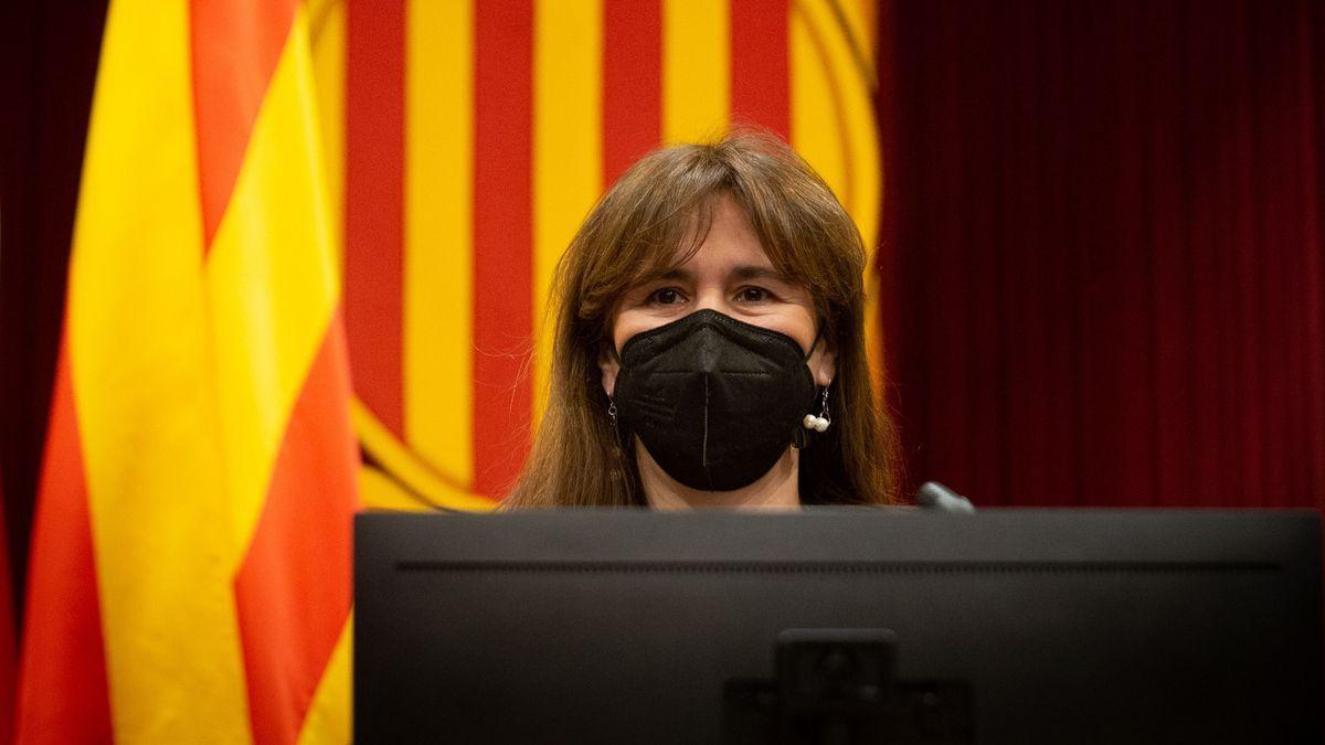 La presidenta del Parlament, Laura Borràs