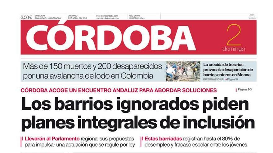 La portada de CÓRDOBA