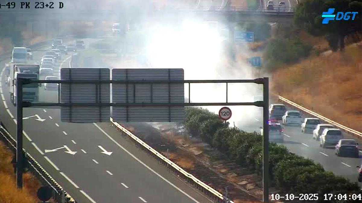 Imagen del accidente.