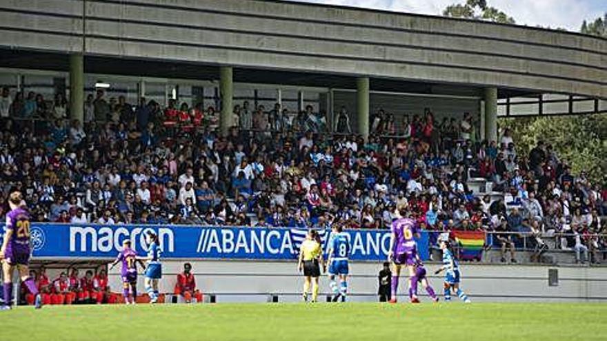 Partido disputado en la ciudad deportiva de Abegondo.