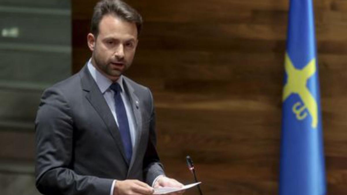 Álvaro Queipo, en una intervención parlamentaria.