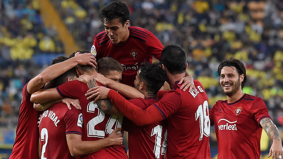 Osasuna celebra la victoria 'in extremis' en La Cerámica