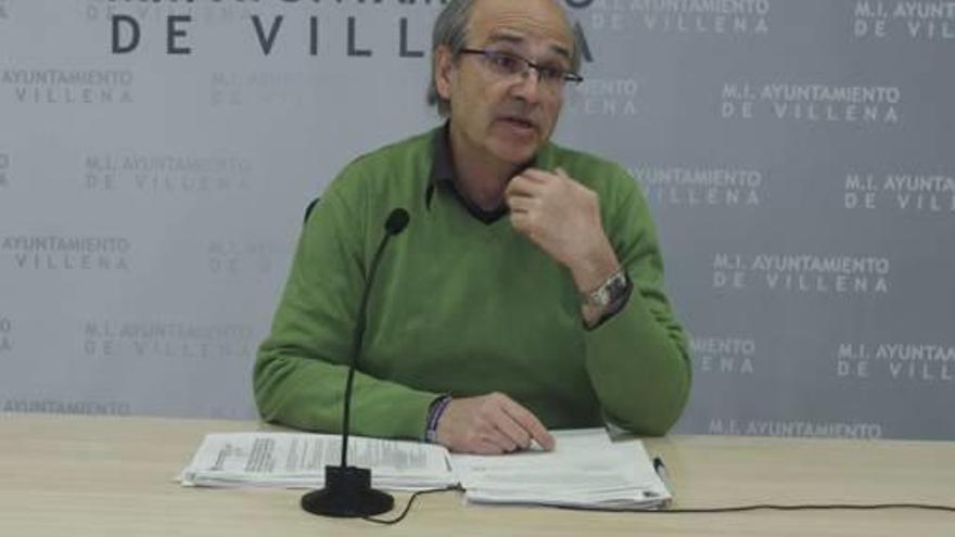 El alcalde de Villena, de Los Verdes, Francisco Javier Esquembre.