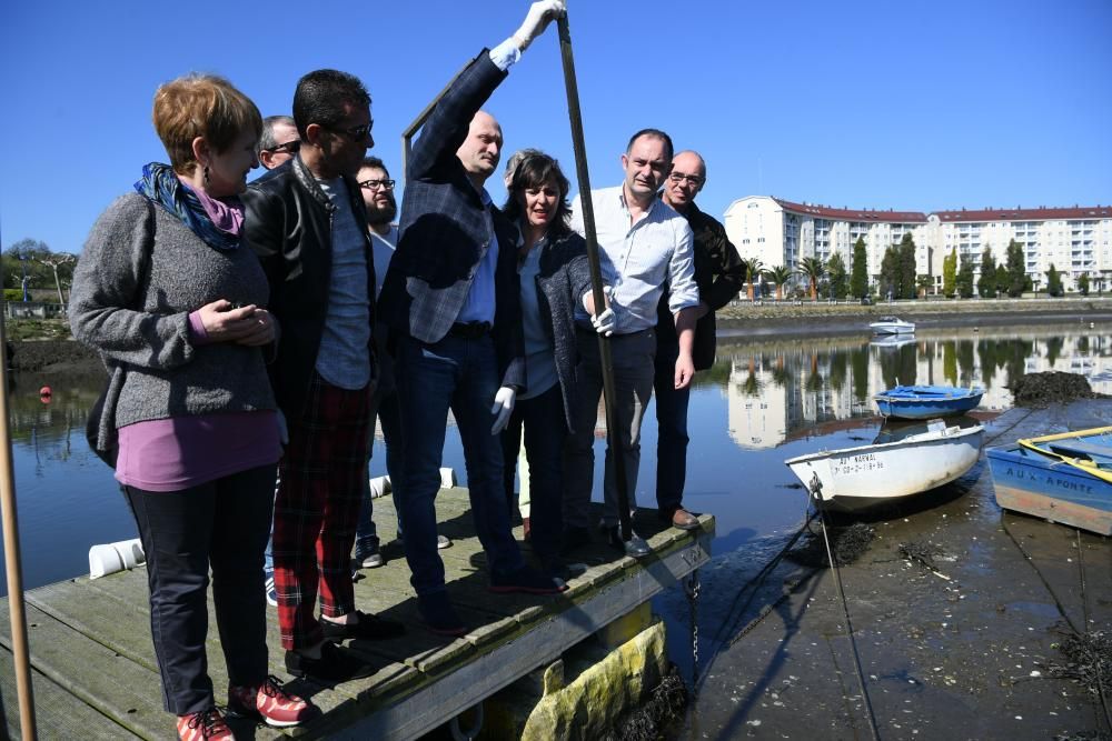 Visita europea a la Ría de O Burgo