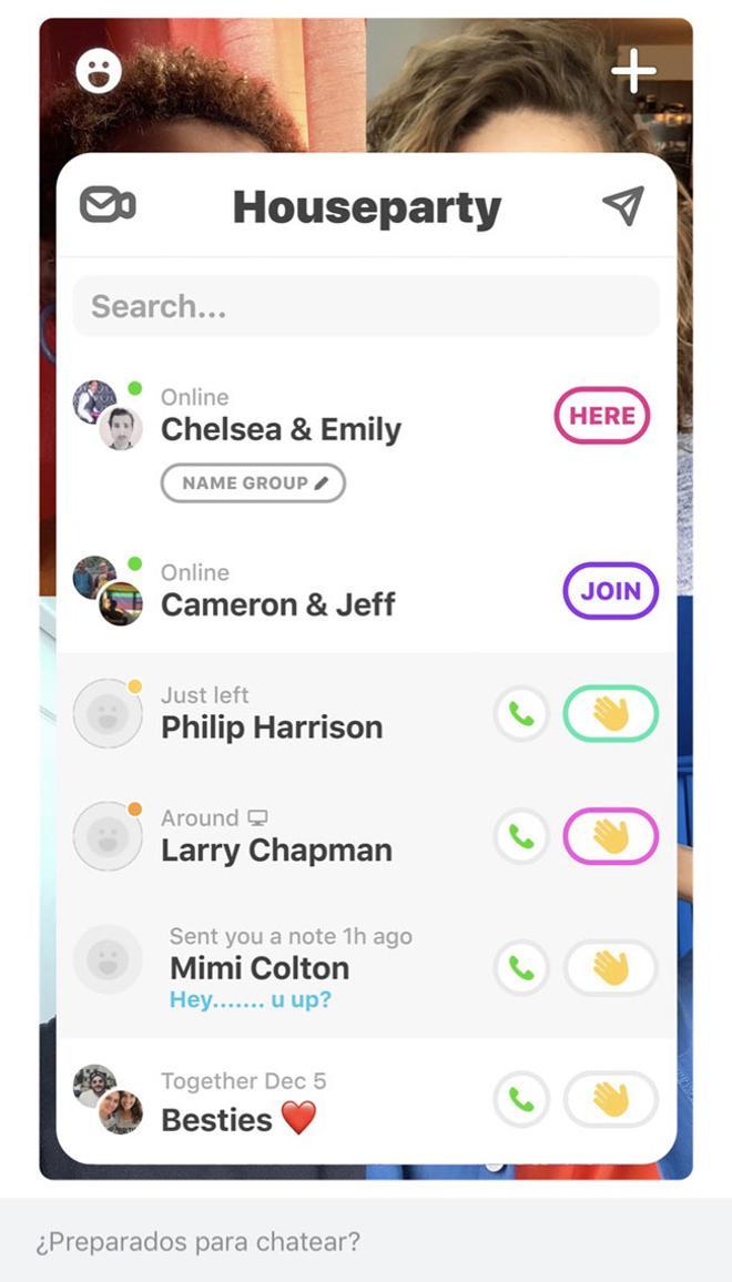 La app Houseparty