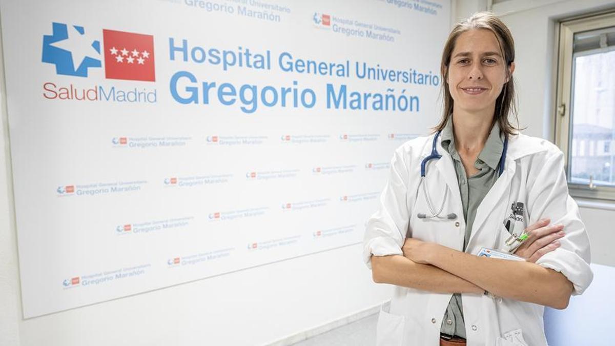 La doctora Leire Pérez-Latorre, médico del Gregorio Marañón.