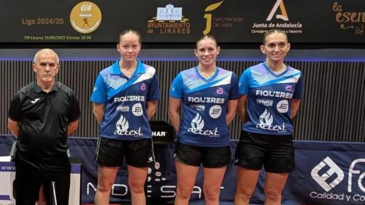 Les palistes del Tramuntana en un partit d'aquest any.