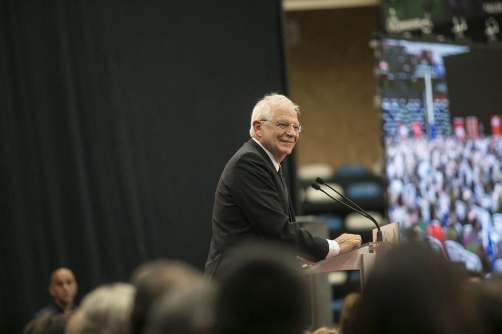 Mitin de Borrell y Barbón en Oviedo