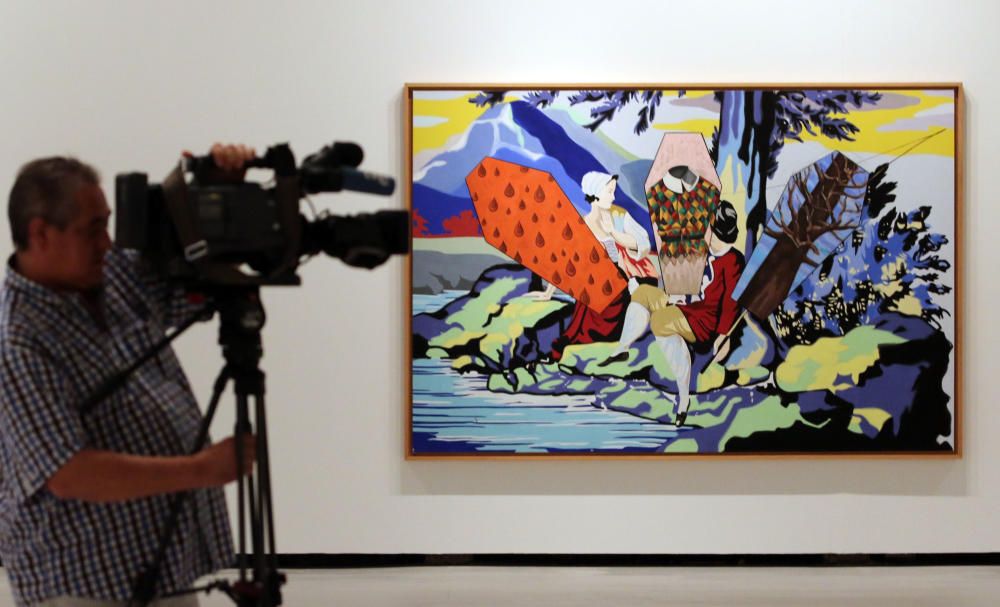 El Centro municipal de Arte Contemporáneo inaugura la exposición ''Inspired by true-life events'', con 32 pinturas del artista norteamericano