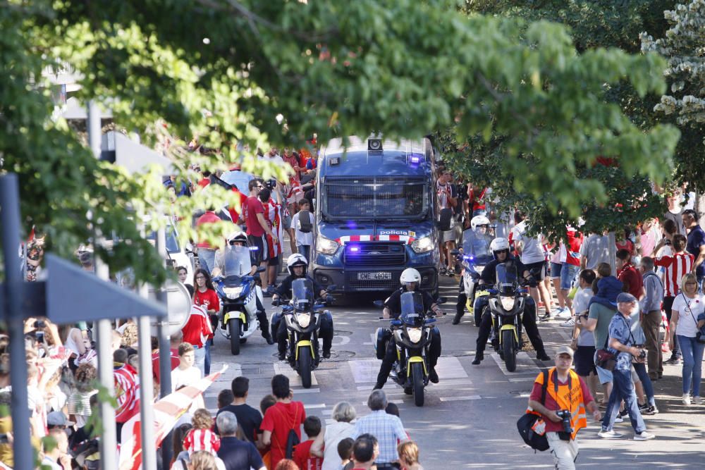 Rua de celebració de l'ascens del Girona