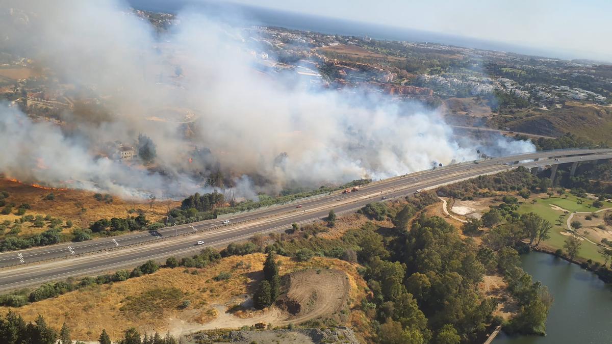 Incendio en Benahavís.