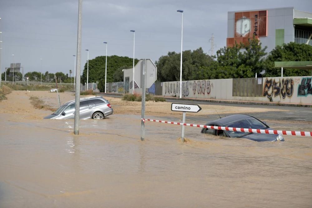 Borrasca Gloria: lluvias e inundaciones en Los Alcázares y San Javier