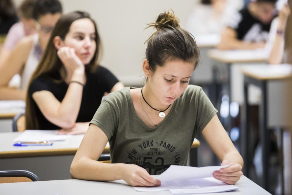 Primer día de selectividad en la UPV