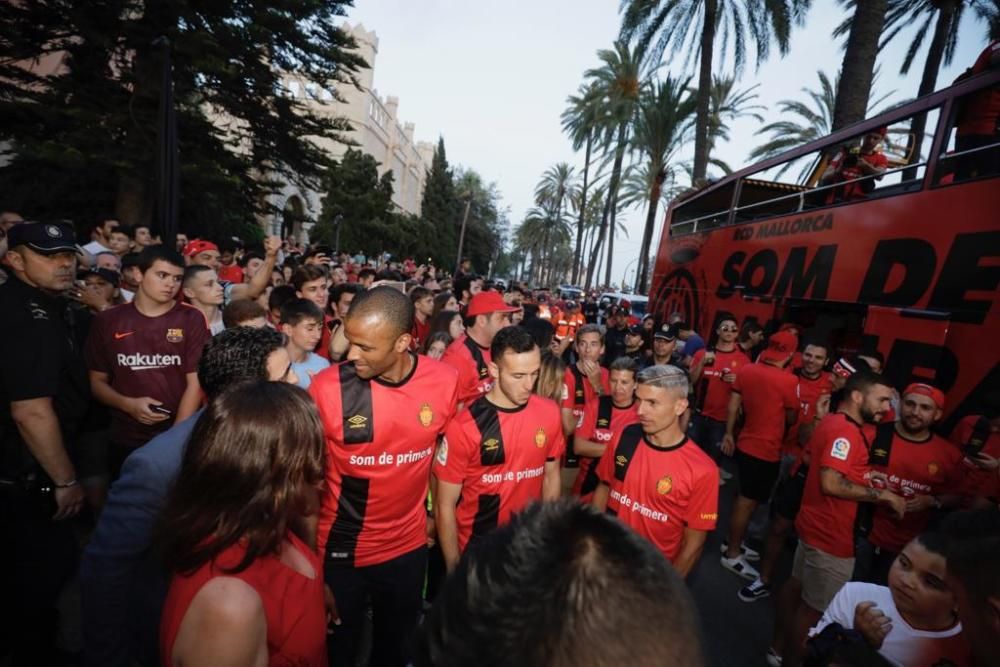 El Real Mallorca celebra el ascenso a Primera División