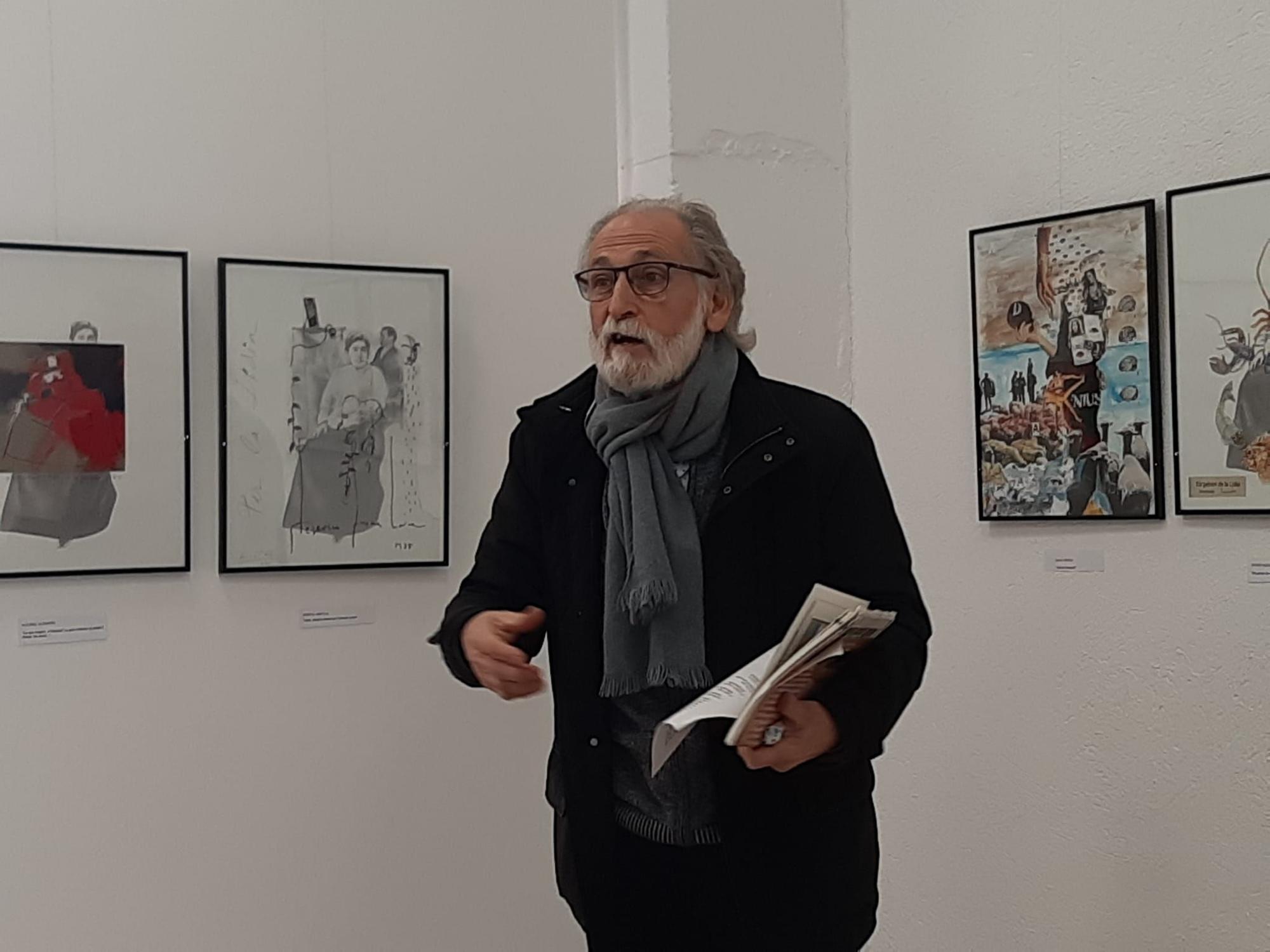 Enric Tubert parla sobre Lídia Noguer en l'exposició que li ha dedicat el poble d'Agullana