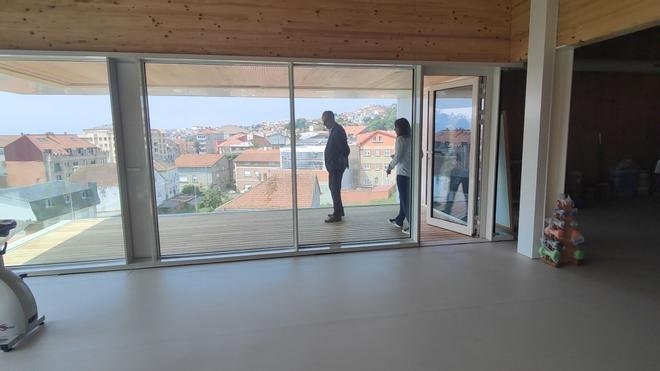 Un recorrido por el nuevo centro de salud de Moaña