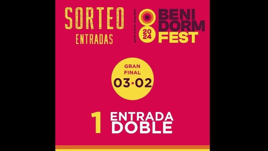 Este es el ganador del sorteo de 1 entrada doble para la Gran Final del Benidorm Fest